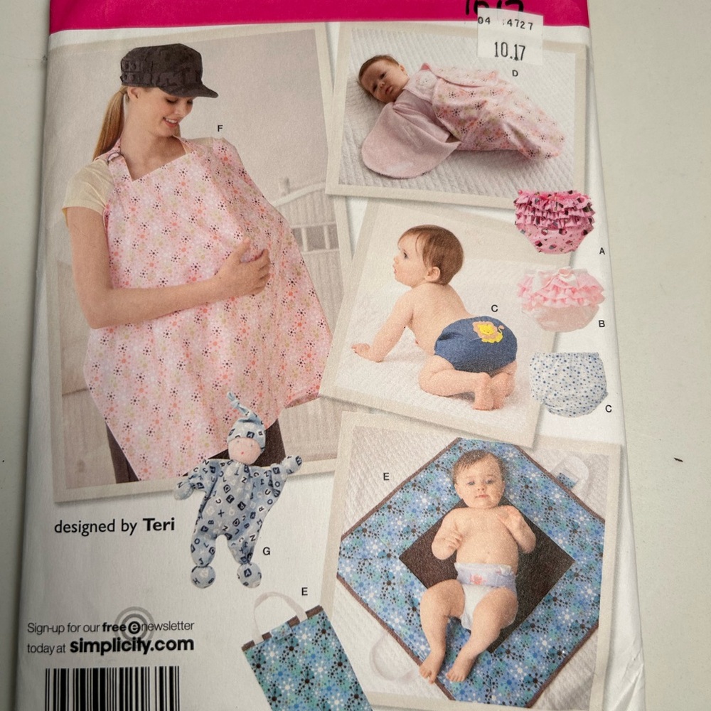 McCall's Vintage patterns for baby accessories.